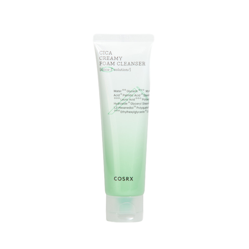 Пенка для умывания кремовая успокаивающая CosRX Pure Fit Cica Creamy Foam Cleanser 75ml