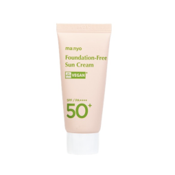 Сонцезахисний крем для вирівнювання тону обличчя Manyo Foundation-Free Sun SPF/PA++++ 50+ 15ml