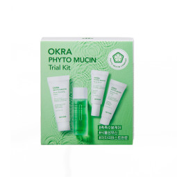 Мини-набор увлажняющий для лица с фитомуцинами JAYJUN Okra Phyto Mucin Trial Kit