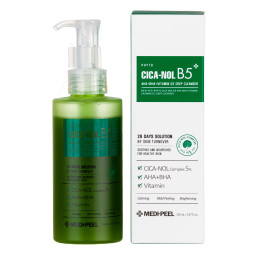 Пінка для вмивання киснева з кислотами та центелою Medi-Peel Phyto Cica-Nol B5 AHA BHA+Vitamin Calming O2 Deep Cleanser 150ml