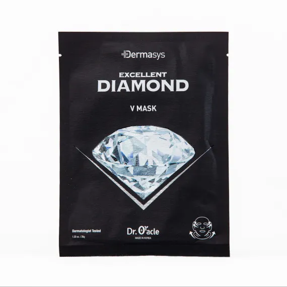 Маска для обличчя та підборіддя тканинна з ліфтинг-ефектом Dr. Oracle Excellent Diamond V Mask 1ea Маска для обличчя та підборіддя тканинна з ліфтинг-ефектом Dr. Oracle Excellent Diamond V Mask 1ea