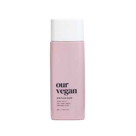 Сонцезахисний флюїд для вирівнювання тону обличчя Manyo Our Vegan Sun Fluid Glow SPF 50+ 50ml