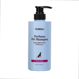 Шампунь для тварин натуральний парфумований Kundal Perfume Pet Shampoo Pink Rain 500ml