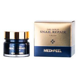Крем для обличчя відновлюючий з муцином равлика і золотом Medi-Peel 24K Gold Snail Repair Cream 50ml