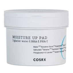 Диски для лица увлажняющие с ледниковой водой COsRX One Step Moisture Up Pads  70ea