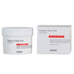 Диски для лица отшелушивающие с салициловой кислотой CosRX One Step Original Clear Pad 70ea