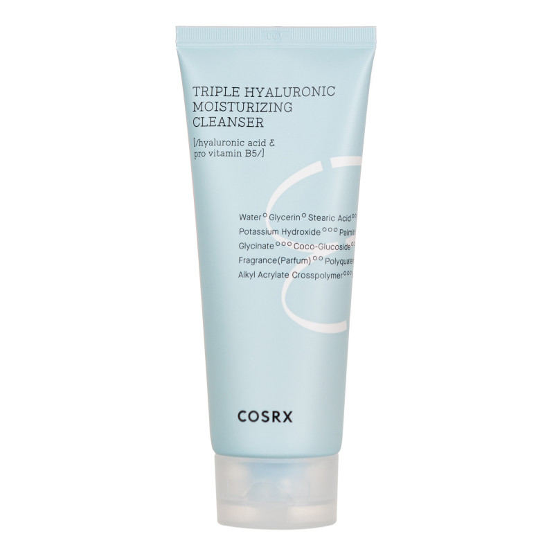 Пенка для умывания увлажняющая CosRX Hydrium Triple Hyaluronic Moisturizing Cleanser 150ml