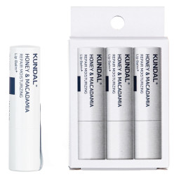 Бальзам для губ увлажняющий Kundal Honey & Macadamia Repair Moisturizing Lip Balm 3.6gr*3ea (3шт)