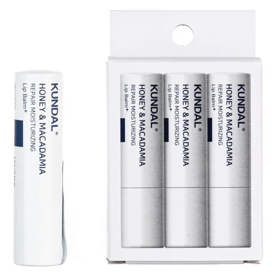 Бальзам для губ Kundal Honey & Macadamia Repair Moisturizing Lip Balm 3.6gr*3ea (3шт)