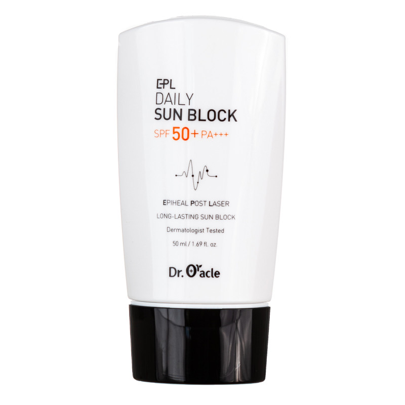 Сонцезахисний крем для обличчя регенеруючий Dr. Oracle EPL Daily Sun Block 50ml