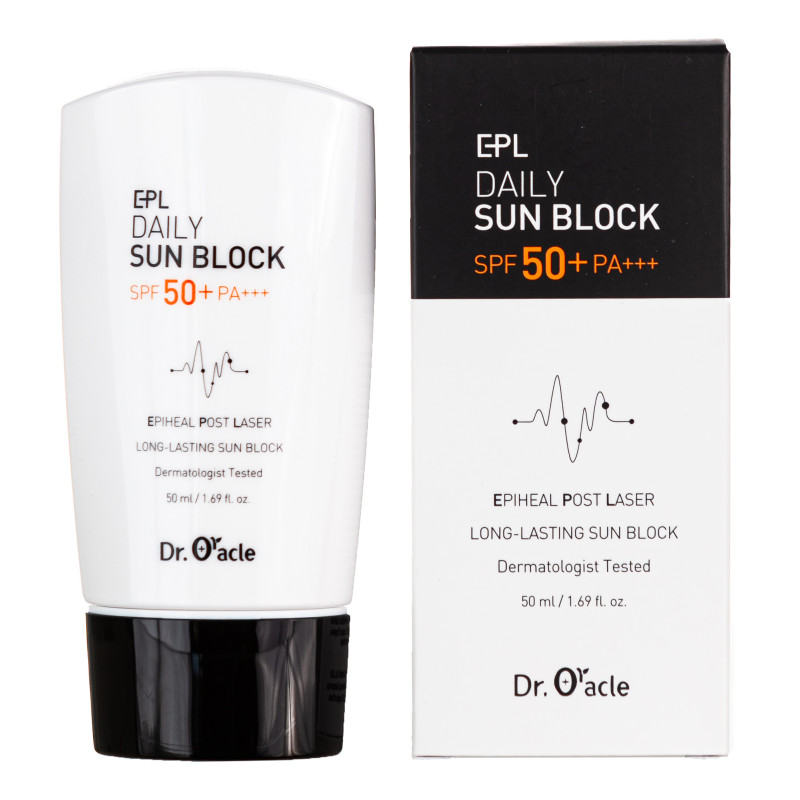 Солнцезащитный крем для лица регенерирующий Dr. Oracle EPL Daily Sun Block 50ml