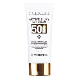 Сонцезахисний крем для обличчя омолоджуючий Medi-Peel Active Silky Sun Cream 50ml