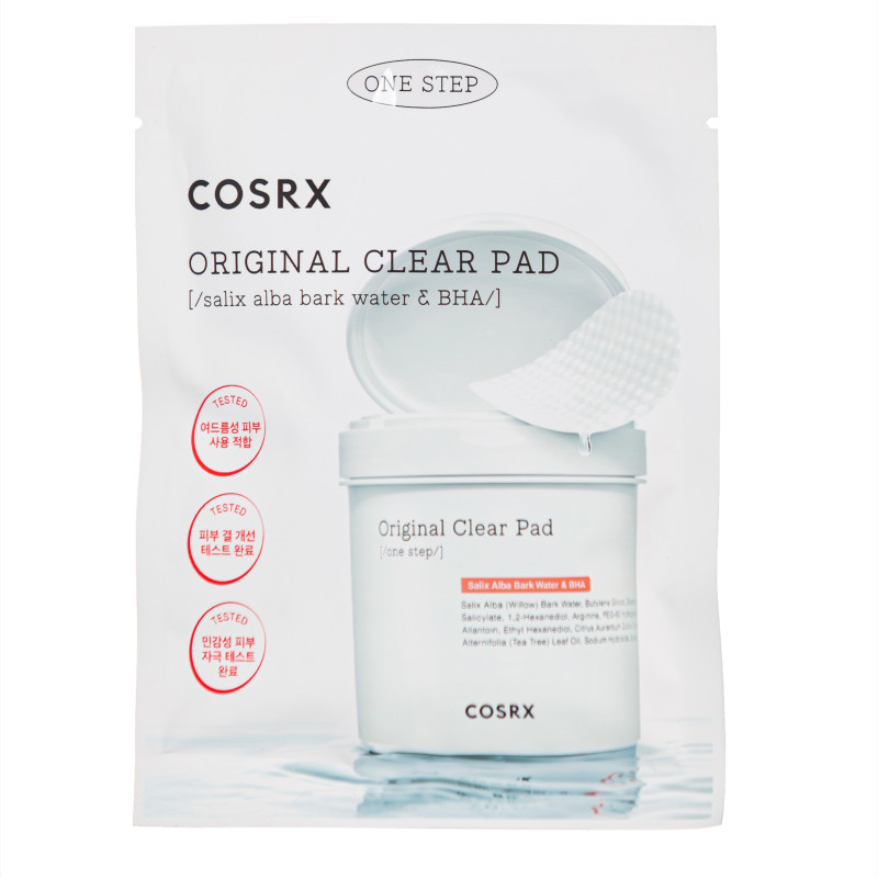 Диски для обличчя One Step Original Clear Pad COSRX 15ea