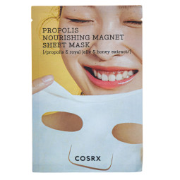 Тканевая питательная маска для лица с прополисом CosRX Full Fit Propolis Nourishing Magnet Sheet Mask 