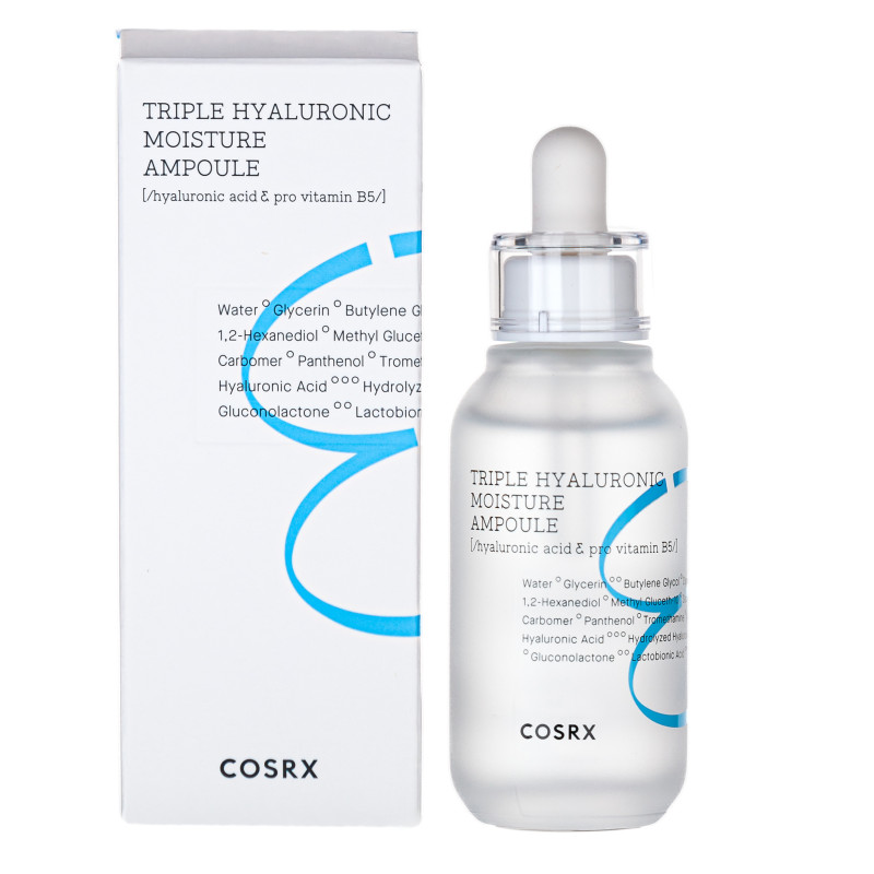 Сыворотка для лица увлажняющая с гиалуроновой кислотой CosRX Triple Hyaluronic Moisture Ampoule 40ml