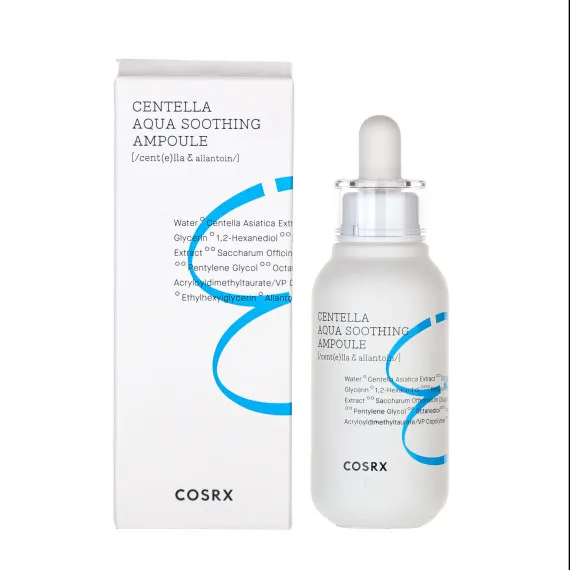 Сироватка для обличчя зволожуюча для чутливої шкіри CosRX Centella Aqua Soothing Ampoule 40ml Сироватка для обличчя зволожуюча для чутливої шкіри CosRX Centella Aqua Soothing Ampoule 40ml