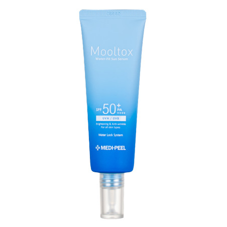 Солнцезащитная сыроватка для лица Medi-Peel Aqua Mooltox Water Fit Sun Serum 50ml