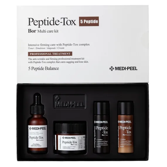 Набор для лица антивозрастной с пептидами Medi-Peel Bor-Tox Multi Care Kit 30ml*3+50g