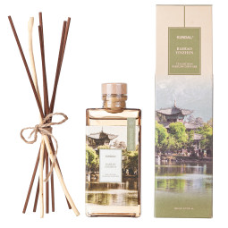 Аромадиффузор для дома "Чашка зелёного чая" Kundal  Tea Edition Perfume Diffuser BAIHAO YINZHEN 140ml 