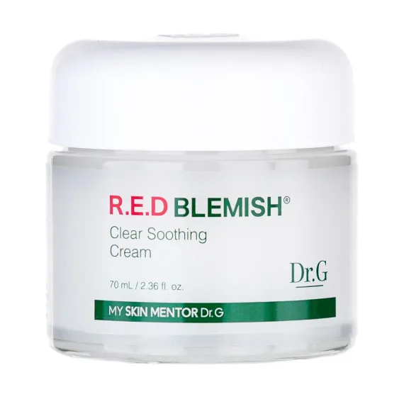 Крем для лица успокаивающий против высыпаний Dr. G RED Blemish Clear Soothing Cream 70ml Крем для лица успокаивающий против высыпаний Dr. G RED Blemish Clear Soothing Cream 70ml