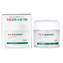 Крем для обличчя заспокійливий проти висипань Dr. G RED Blemish Clear Soothing Cream 70ml