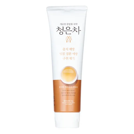 Зубна паста з лікувальними травами "Східний чай" 2080 Chungeun Cha Seon Toothpaste 120g Зубна паста з лікувальними травами "Східний чай" 2080 Chungeun Cha Seon Toothpaste 120g
