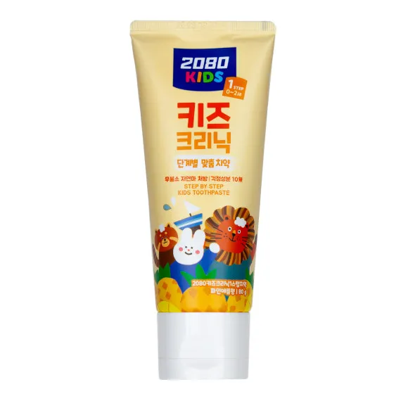 Зубная паста детская "Ананас" 2080 Kids Clinic Step 1 Pineapple Toothpaste 80g 