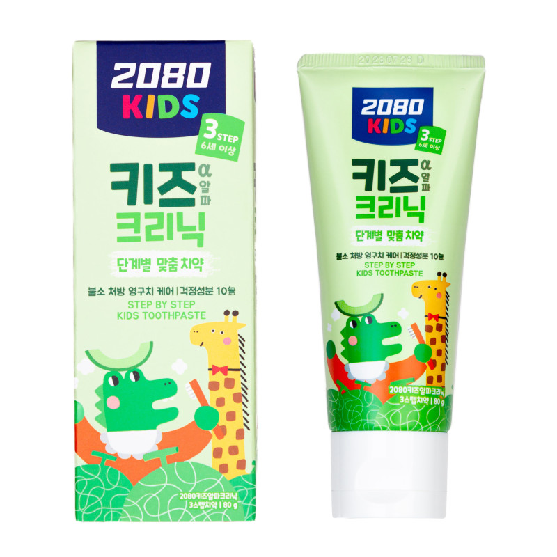 Зубна паста дитяча "Диня" 2080 Kids Clinic Step 3 Melon Toothpaste 80g