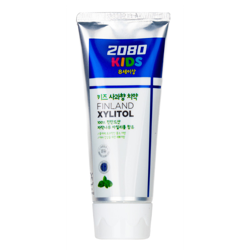 Зубна паста дитяча з ксилітом "Яблуко та М'ята" 2080 Kids Xylitol Apple Mint Toothpaste 80g