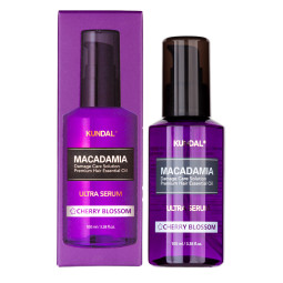 Сыворотка для волос увлажняющая "Вишнёвый цвет" Kundal Macadamia Ultra Hair Serum Cherry Blossom 100ml