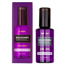 Сыворотка для волос увлажняющая "Розовый Грейпфрут" Kundal Macadamia Ultra Hair Serum Pink Grapefruit 100ml