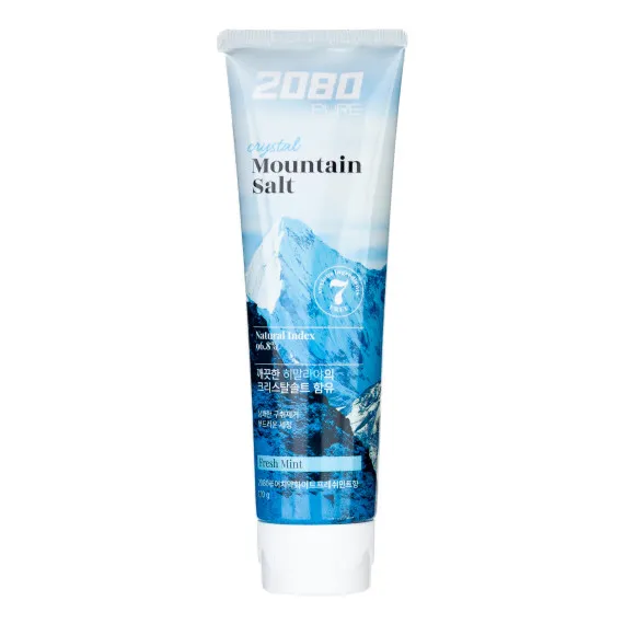 Зубная паста с гималайской солью "Свежая мята" 2080 Pure Crystal Mountain Salt Fresh Mint Toothpaste 120g Зубная паста с гималайской солью "Свежая мята" 2080 Pure Crystal Mountain Salt Fresh Mint Toothpaste 120g