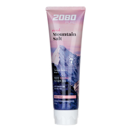 Зубная паста с гималайской солью "Сладкая мята" 2080 Pure Pink Mountain Salt Mild Mint Toothpaste 120g