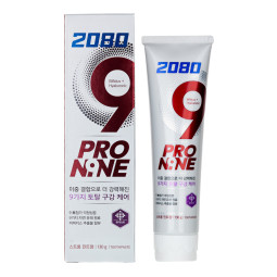 Зубна паста відбілююча "Морозна м'ята" 2080 Pro Nine Bifidus Strong Mint Toothpaste 130g