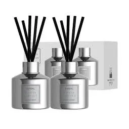 Аромадиффузор для дома "Белый Мускус" Kundal Perfume Diffuser Silver Edition White Musk 200ml*2ea