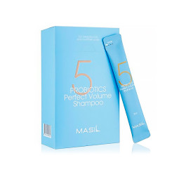 Шампунь з пробіотиками для об'єму волосся Masil 5 Probiotics Perfect Volume Shampoo Stick Pouch 8ml*20еа (пачка)