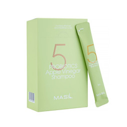 Шампунь с яблочным уксусом и пробиотиками Masil 5 Probiotics Apple Vinegar Shampoo Stick Pouch 8ml*20еа (пачка)