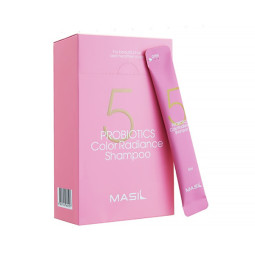 Шампунь з пробіотиками для фарбованного волосся Masil 5Probiotics Color Radiance Shampoo Stick Pouch 8ml*20еа (пачка)