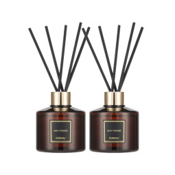 Аромадифузор для дому "Дитяча Присипка" Kundal Perfume Diffuser Baby Powder 200ml*2ea (набір 2шт)