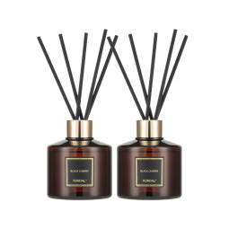 Аромадифузор для дому "Чорна вишня" Kundal Perfume Diffuser Black Cherry 200ml*2ea (набір)