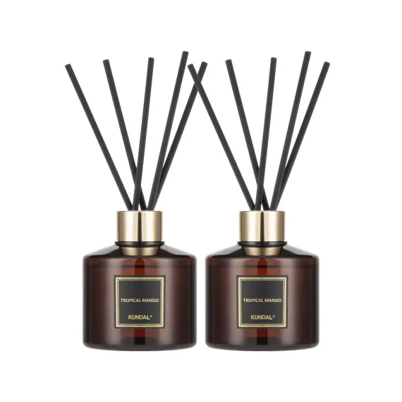 Аромадифузор для дому "Тропічний Манго" Kundal Perfume Diffuser Tropical Mango 200ml *2 (набір 2 шт)
