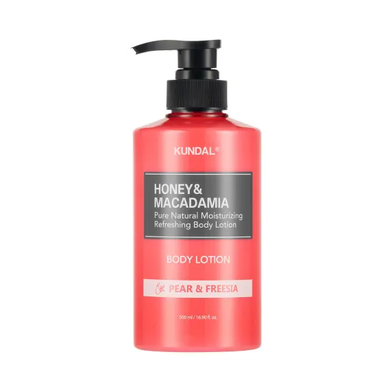 Лосьйон для тіла "Груша & Фрезія" Kundal Honey & Macadamia Body Lotion Pear & Freesia 500ml Лосьйон для тіла "Груша & Фрезія" Kundal Honey & Macadamia Body Lotion Pear & Freesia 500ml