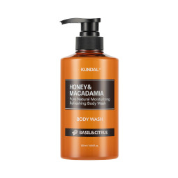 Гель для душа "Базилик & Цитрус" Kundal Honey & Macadamia Body Wash Basil & Citrus 500ml 