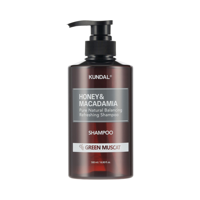 Шампунь відновлюючий "Зелений Мускат" Kundal Honey & Macadamia Nature Shampoo Green Muscat 500ml