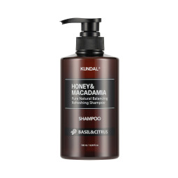 Шампунь відновлюючий "Базилік & Цитрус" Kundal Honey & Macadamia Nature Shampoo Basil&Citrus 500ml