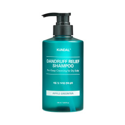 Шампунь против перхоти "Яблоко & Зелёный Чай" Kundal Dandruff Relief Shampoo Apple Green Tea 500 ml