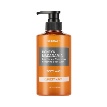 Гель для душy "Персик & Апельсин" Kundal Honey & Macadamia Body Wash Fuzzy Navel 500ml