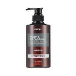 Шампунь відновлюючий "Білий Мускус" Kundal Honey & Macadamia Shampoo White Musk 500ml