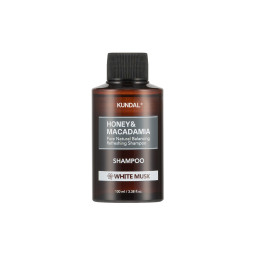 Шампунь відновлюючий "Білий Мускус" Kundal Honey & Macadamia Nature Shampoo White Musk 100ml