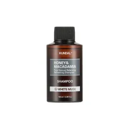 Шампунь відновлюючий "Білий Мускус" Kundal Honey & Macadamia Nature Shampoo White Musk 100ml
